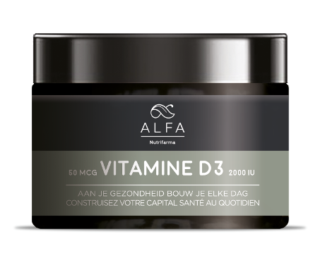 ALFA BY NUTRIFARMA NUTRICEUTICALS ALFA VITAMINE D3 - 2000 IU (120 SOFTGELS)