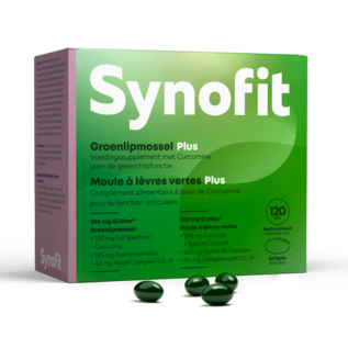 SYNOFIT GREEN-LIPPED MUSSEL SYNOFIT MOULE À LÈVRES VERTES PLUS (120 CAPSULES)