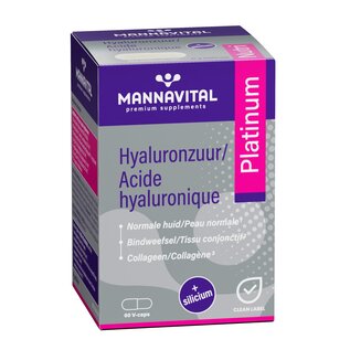 MANNAVITAL NATURAL PRODUCTS HYALURONZUUR PLATINUM (60 V-CAPS)