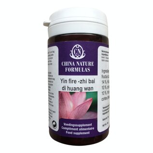 CHINA NATURE FORMULAS ZHI BAI DI HUANG WAN - YIN FIRE (100 COMPRIMÉS)