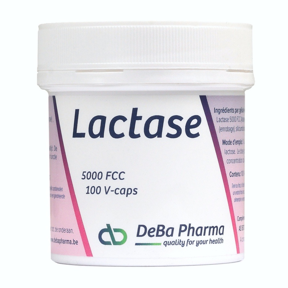 DEBA PHARMA HEALTH PRODUCTS LACTASE 5000 FCC (100 V-CAPS)