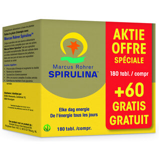 MARCUS ROHRER SPIRULINA MARCUS ROHRER SPIRULINA (180 + 60 EXTRA TABLETTEN GRATIS)