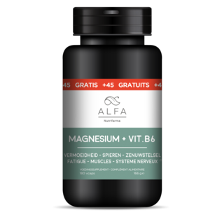 ALFA BY NUTRIFARMA NUTRICEUTICALS ALFA MAGNESIUM + VITAMINE B6 (180 V-CAPS)