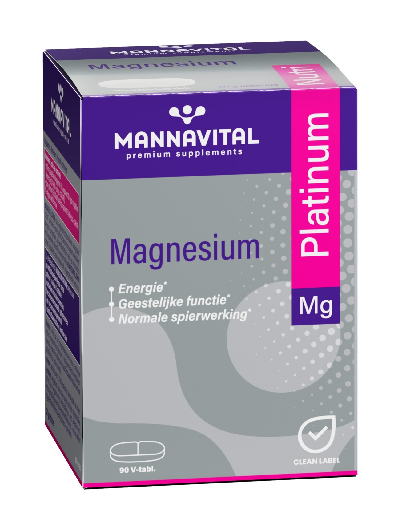 MANNAVITAL NATURAL PRODUCTS MAGNESIUM PLATINUM (90 TABLETTEN)