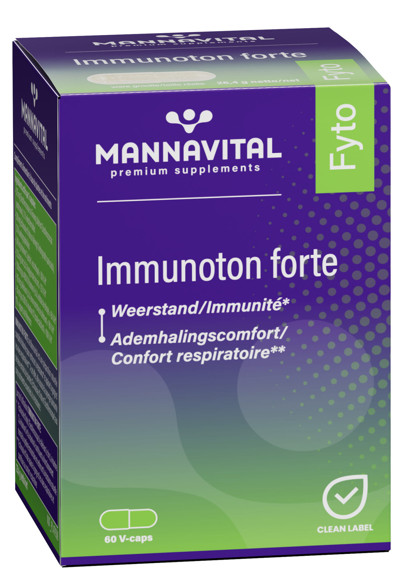 MANNAVITAL NATURAL PRODUCTS IMMUNOTON FORTE (60 V-CAPS)