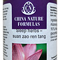 CHINA NATURE FORMULAS SUAN ZAO REN TANG - ZIZYPHUS COMBINATION - SLEEP HERBS (100 COMPRIMÉS)