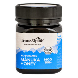 TRANZALPINE ORGANIC MANUKA HONEY MANUKA HONING MGO 100+ BIO ( 250 G)