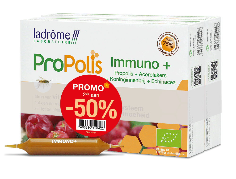 LADRÔME LABORATOIRE DUOPACK PROPOLIS BIOLOGISCHE IMMUNO+ AMPULLEN 2 X (20 X 10 ML)
