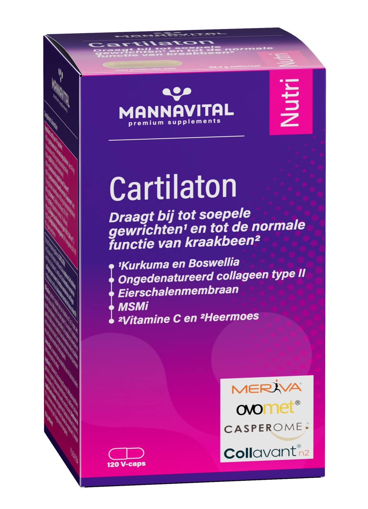 MANNAVITAL NATURAL PRODUCTS CARTILATON (120 V-CAPS)