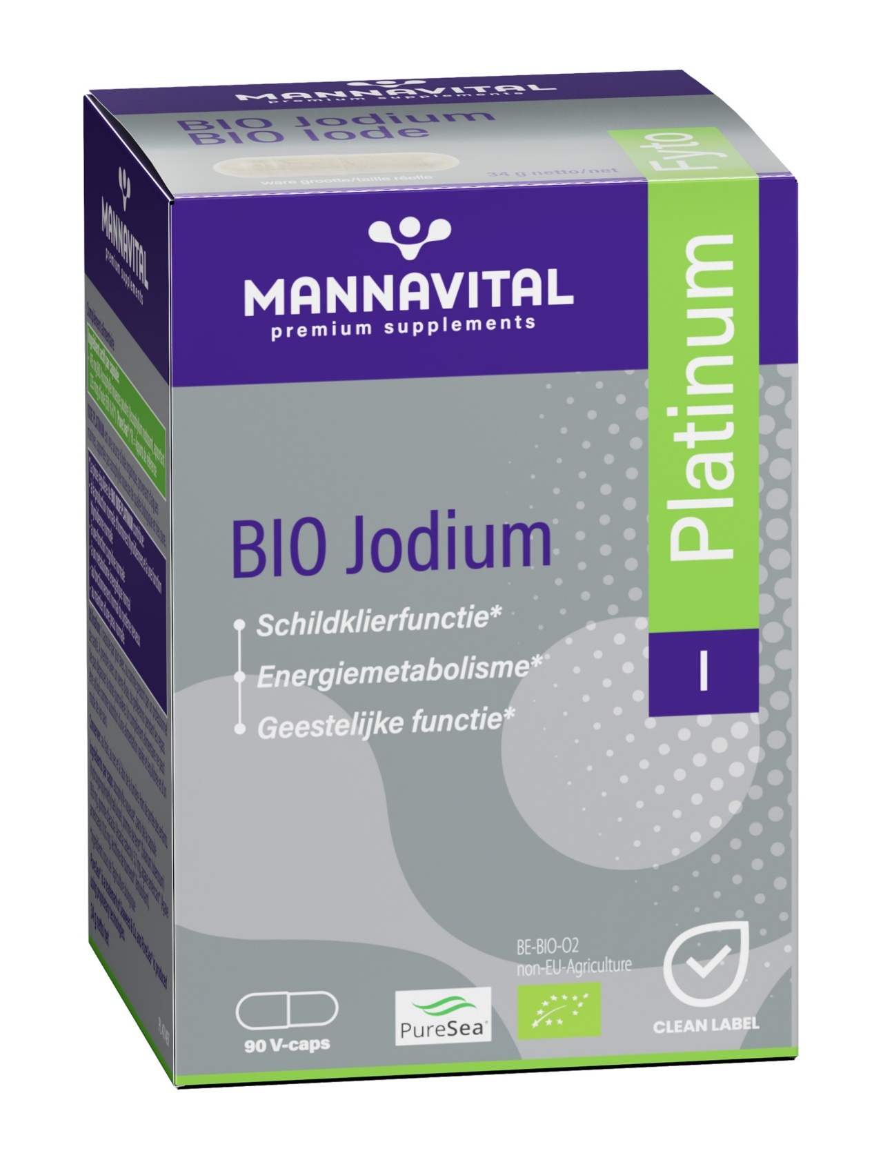 MANNAVITAL NATURAL PRODUCTS JODIUM PLATINUM BIO (90 V-CAPS)