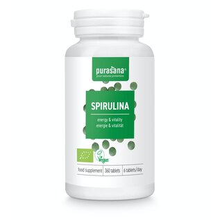 PURASANA NATURAL PROTECTION SPIRULINE BIO 500 MG (360 COMP)