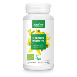 PURASANA NATURAL PROTECTION MILLEPERTUIS BIO - HYPERICUM PERFORATUM 230 MG (120 V-CAPS)