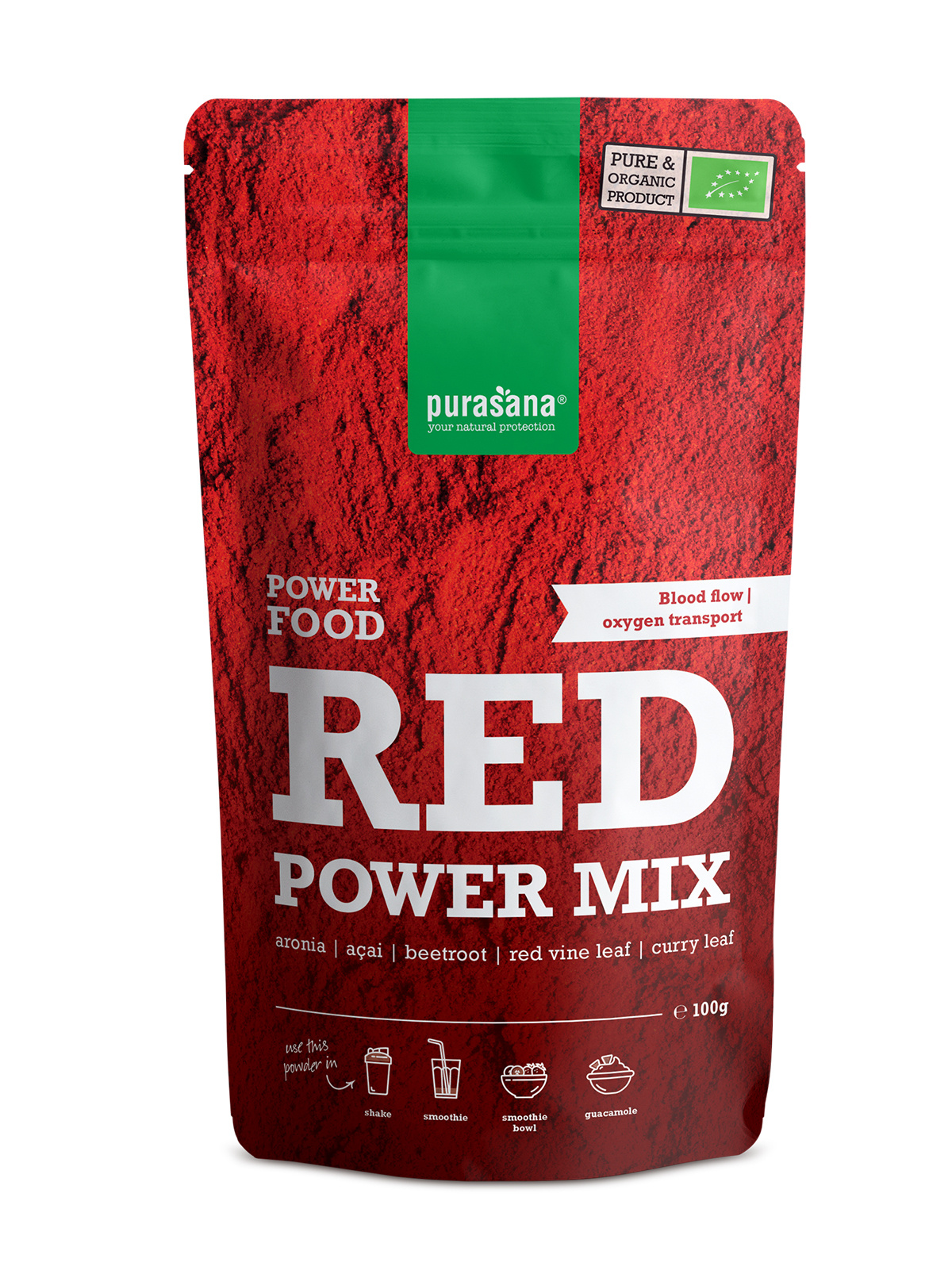 PURASANA NATURAL PROTECTION RED POWER MIX (100 G)