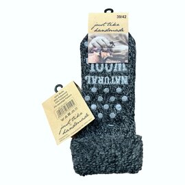 GREVEL SOCKS CHAUSSETTES D'INTÉRIEUR ANTIDÉRAPANTE ANTHRACITE (TAILLE 39-42)