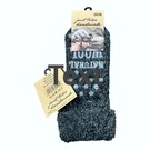 GREVEL SOCKS HUISSOKKEN ANTISLIP ANTRACIET (MAAT 35-38)