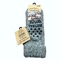 GREVEL SOCKS CHAUSSETTES D'INTÉRIEUR ANTIDÉRAPANTE GRIS CLAIR (TAILLE 43-46)