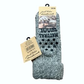 GREVEL SOCKS HUISSOKKEN ANTISLIP LICHTGRIJS (MAAT 35-38)