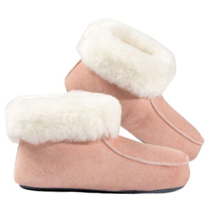 FELLHOF LAMBSKIN BOOTIES ROSE (TAILLE 36)