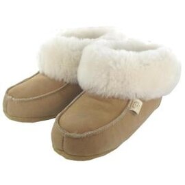 FELLHOF LAMBSKIN HUISBOOTIES BEIGE (MAAT 42)