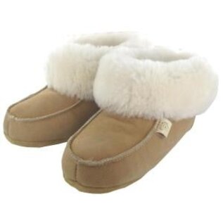 FELLHOF LAMBSKIN HUISBOOTIES BEIGE (MAAT 43)
