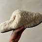 FELLHOF LAMBSKIN PANTOUFLES CURLY NATURE (TAILLE 40/41)