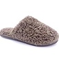 FELLHOF LAMBSKIN PANTOFFELS CURLY DONKERBRUIN (MAAT 46/47)