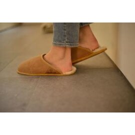 FELLHOF LAMBSKIN PANTOUFFLE TRENDY BEIGE (TAILLE  46/47)
