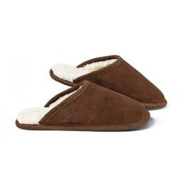 FELLHOF LAMBSKIN PANTOUFFLE TRENDY MARRON FONCÉ (TAILLE 38/39)