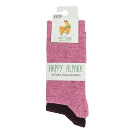 GREVEL SOCKS HAPPY ALPAKA SOKKEN DUOPACK KORAAL/ORCHIDEE (MAAT 35/38)