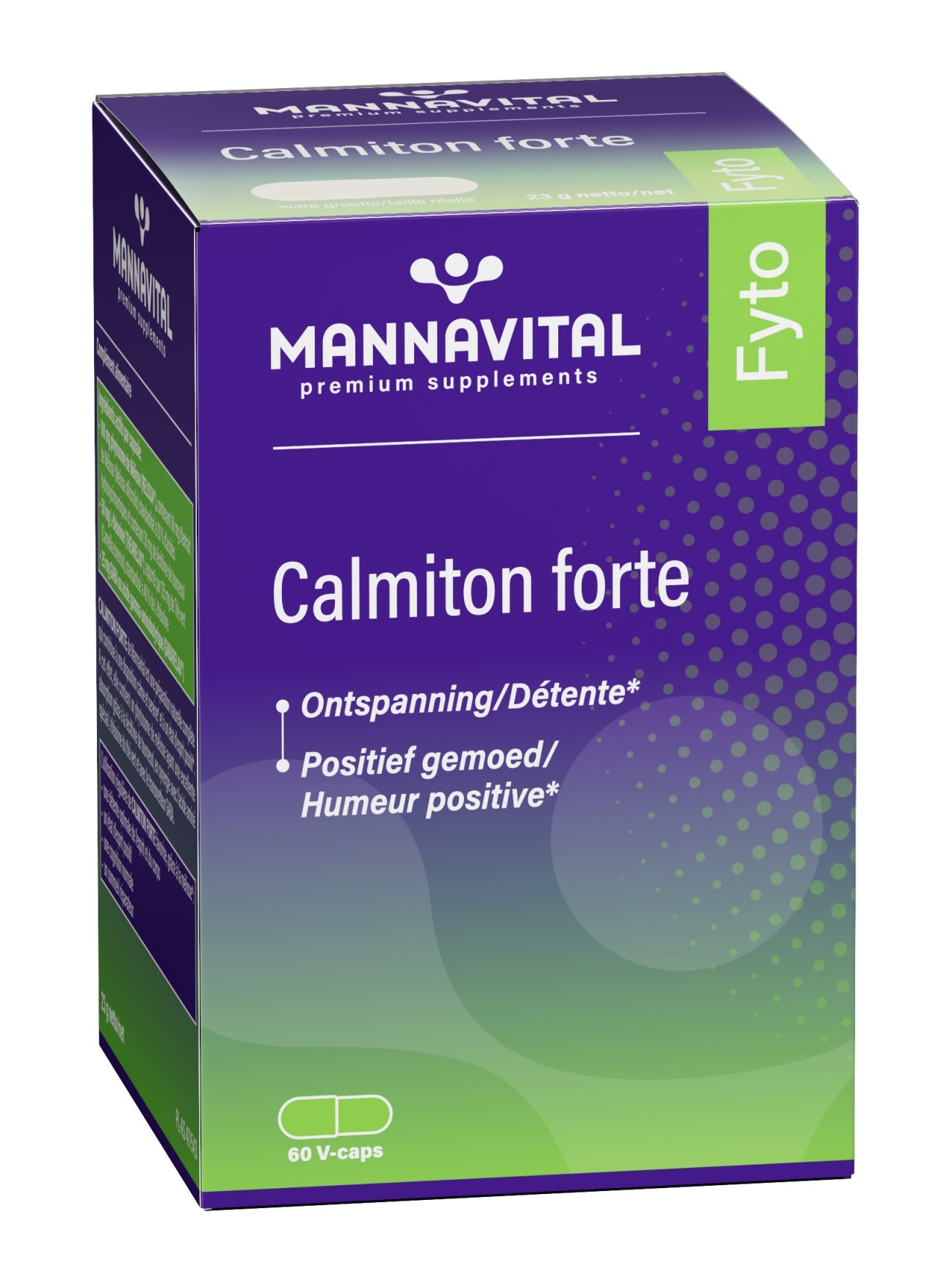 MANNAVITAL NATURAL PRODUCTS CALMITON FORTE (60 V-CAPS)