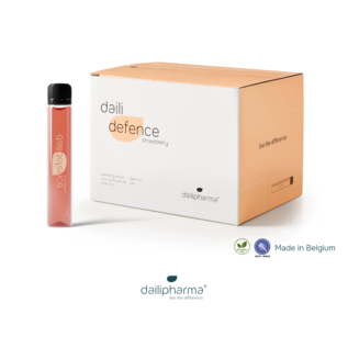 DAILIPHARMA DAILI DEFENCE SMAAK AARDBEI- CITRUS AMPULLEN (28 X 25 ML)