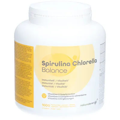 NATURAL ENERGY - CERES SPIRULINA-CHLORELLA BALANCE (1000 CAPS)