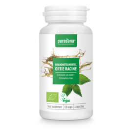PURASANA NATURAL PROTECTION ORTIE RACINE BIO - URTICA DIOICA  210 MG (120 V-CAPS)