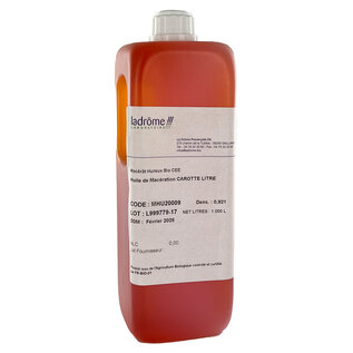 LADRÔME LABORATOIRE HUILE DE MACÉRATION DE CAROTTE BIOLOGIQUE (1L)