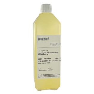 LADRÔME LABORATOIRE HUILE VIERGE DE MACADAMIA BIOLOGIQUE (1L)