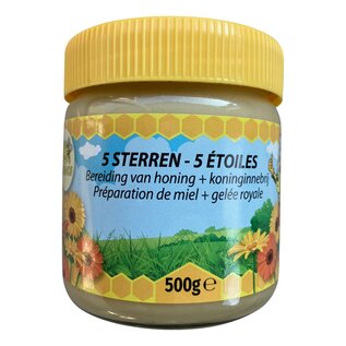 BIJENHOF BEE PRODUCTS 5 ÉTOILES MIEL + GELÉE ROYALE (500 G)