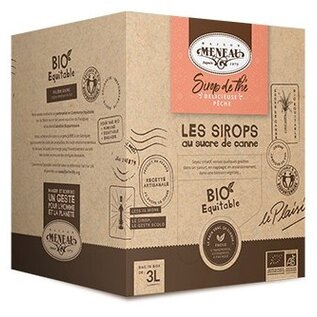 MAISON MENEAU GROENE THEE PERZIK BIO SIROOP (3 LITER)