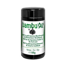 BAMBU SALZ SEL DE BAMBOU BRÛLÉ 9X FIN + D'AIL NOIR (100 G)