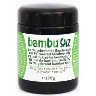 BAMBU SALZ SEL DE BAMBOU BRÛLÉ 9X EN TRÈS GROS GRAINS (270 G)