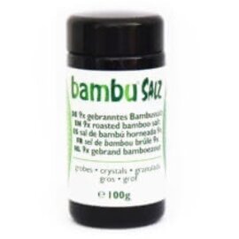 BAMBU SALZ SEL DE BAMBOU BRÛLÉ 9X EN GROS GRAINS (100 G)