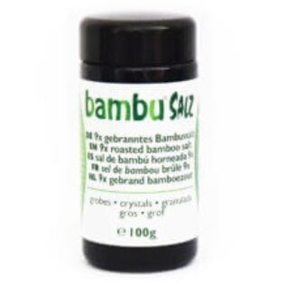 BAMBU SALZ SEL DE BAMBOU BRÛLÉ 9X EN GROS GRAINS (100 G)