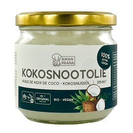 AMANPRANA KOKOSNOOTOLIE - 100 % EXTRA VIRGIN (325 ML)