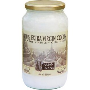 AMANPRANA HUILE DE COCO - 100 % EXTRA VIERGE (1000 ML)