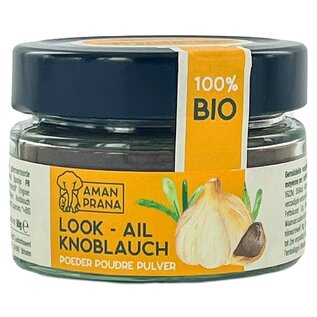 AMANPRANA POUDRE D'AIL NOIR  (60 G)