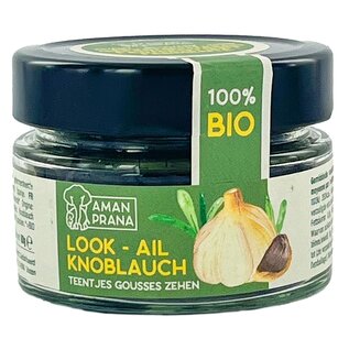 AMANPRANA ZWARTE KNOFLOOK TEENTJES (60 G)