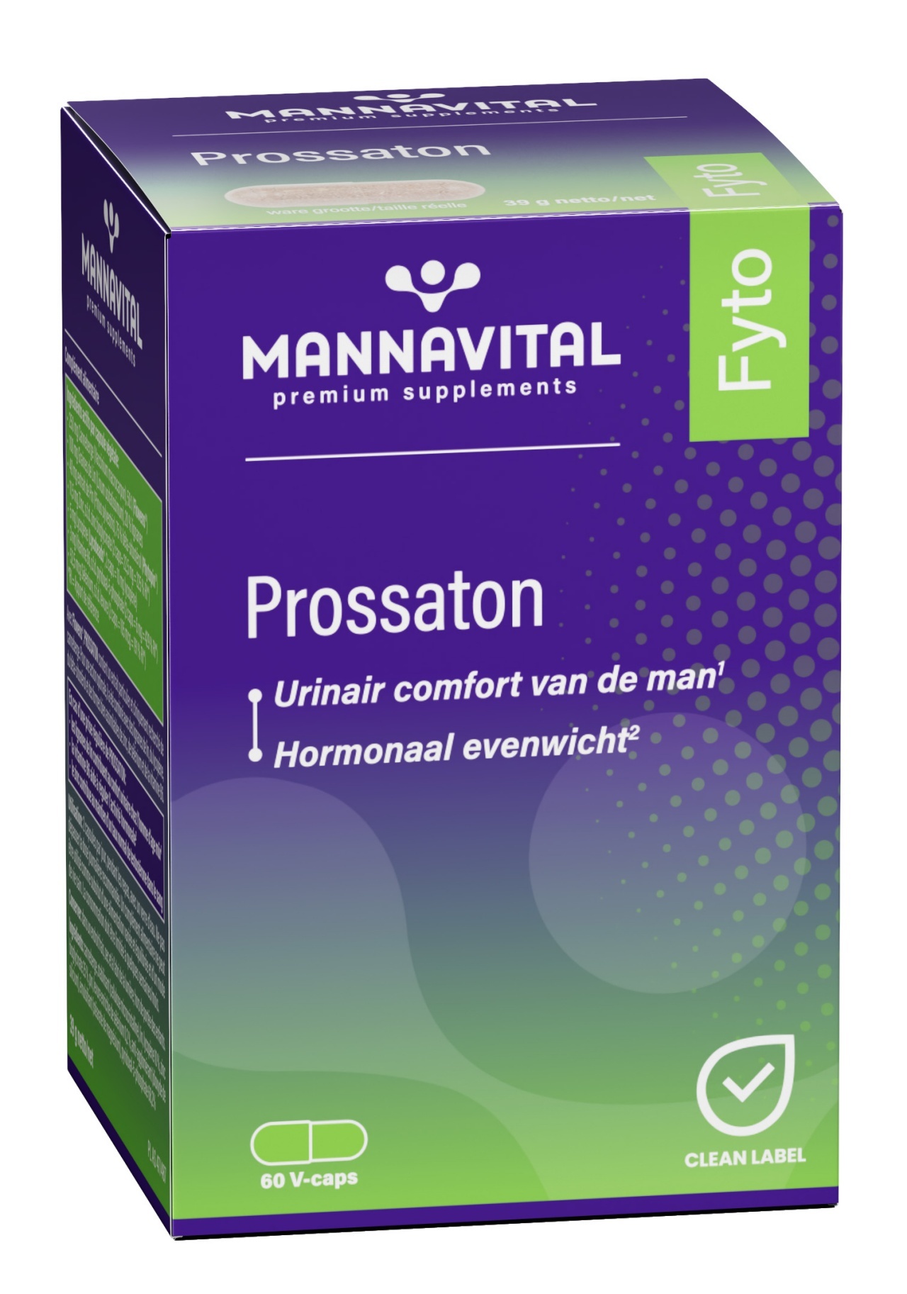 MANNAVITAL NATURAL PRODUCTS PROSSATON (60 V-CAPS)