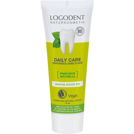 LOGONA  NATURKOSMETIK LOGODENT DAILY CARE DENTIFRICE MENTHE DOUCE SANS FLUOR (75 ML)