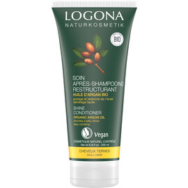 LOGONA  NATURKOSMETIK CONDITIONER VOOR GLANZEND HAAR MET BIOLOGISCHE ARGAN-OLIE (200 ML)