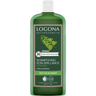 LOGONA  NATURKOSMETIK SHAMPOOING-SOIN BRILLANCE À L'EXTRAIT D'ORTIE BIO (500 ML)