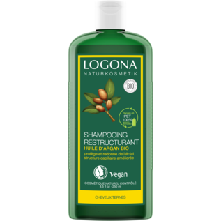 LOGONA  NATURKOSMETIK SHAMPOOING RESTRUCTURANT À L'HUILE D'ARGAN (250 ML)